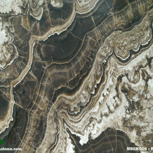 Đá Xuyên Sáng Onyx NS0N006 - Black Cloud Onyx